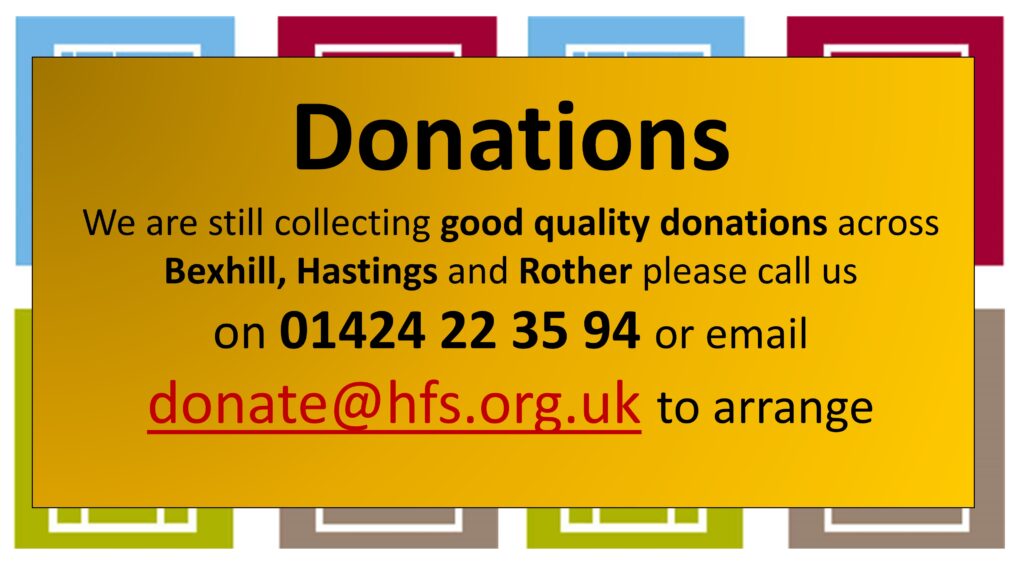 New telephone number and email address for all donations