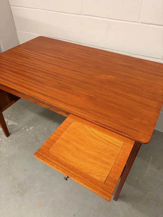 1960s teak desk with drawers - Image 6