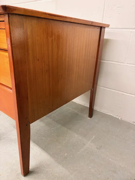 1960s teak desk with drawers - Image 7