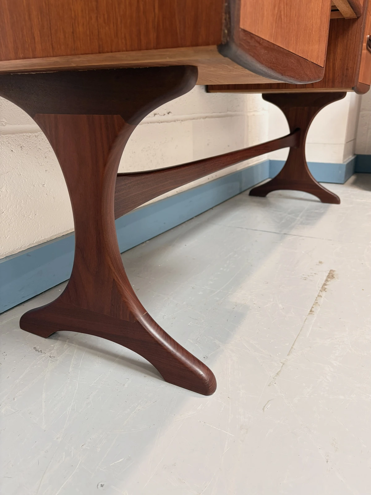 Mid Century G-Plan Fresco Teak Dressing Table with Mirrors - 1310c - Image 8