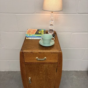 Art Deco bedside table. 1930s Vintage