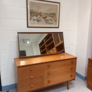 Mid-Century Teak Chest of Drawers/Dressing Table Times Furniture